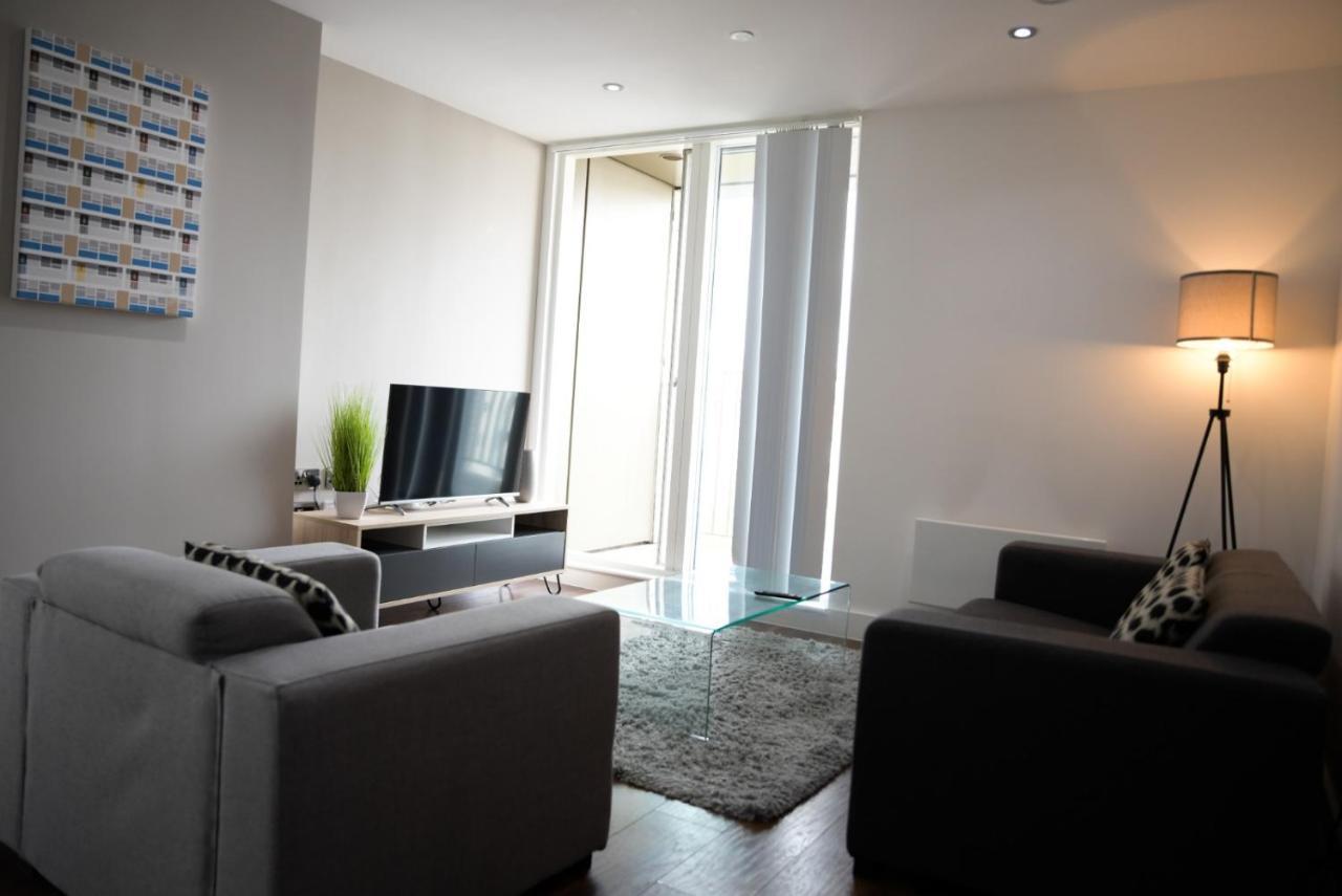 Onpoint Apartments - Spacious 2 Bedroom Apt - City Centre With Balcony Mánchester Exterior foto